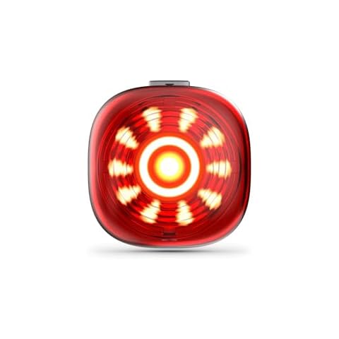 iGPSPORT TL30 Smart Rear Bike Light, Bluetooth 6 Modes Rechargeable 50H Run Time IPX7 Waterproof Bicycle Tail Light Cover