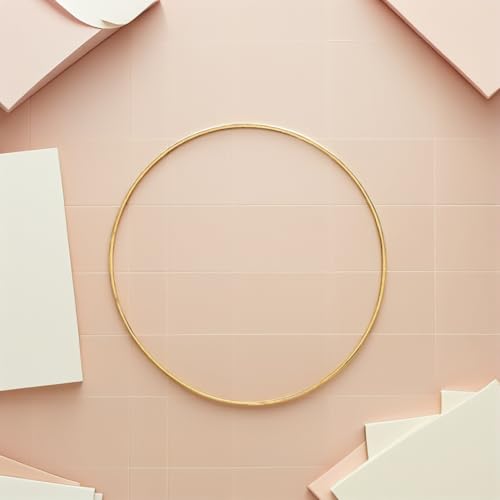 Cercles Dorés pour Attrape-rêves et Décorations Murales Bohèmes - 7