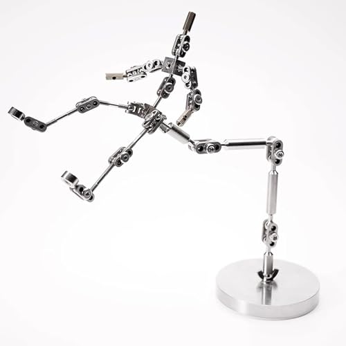 Armadura de stop motion DIY con brazo de soporte en acero inoxidable 4