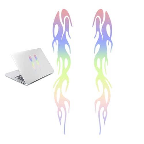 Lainiaoly Autocollants Flammes Pour Moto, Autocollants Imperméables Pour Moto, Autocollants Flammes Pour Voiture, Autocollants Pour Casque De Moto,...