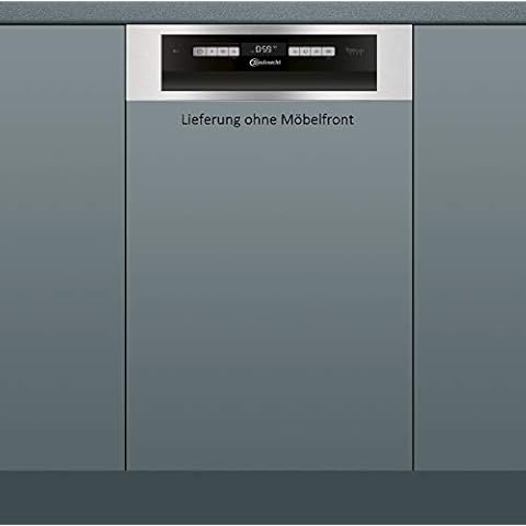 Bauknecht BSBO 3O23 PF X Integrierter Geschirrspüler/ 45 cm/ PowerClean/Hygieneprogramm/Vollwasserschutz/Sensor-Programm/Besteckschublade/Kindersicherung/Edelstahl Cover