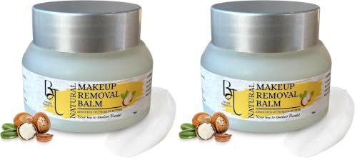 Image of Co. Natural Makeup Removal Balm Enriched with Shea Butter & Vitamin E | Suitable for all skin types | Deep Hydration | Anti-aging Benefits (30gm) (Pack of 2)