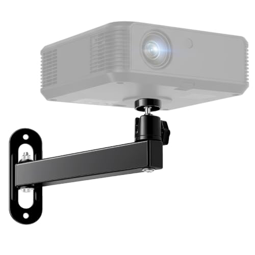 Image of ZORBES Projector Stand Wall and Ceiling Mount 360 Rotation for Home Office