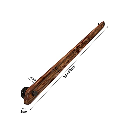 Main courante kit de bois authentique rustique pour garde-corps mural - 3