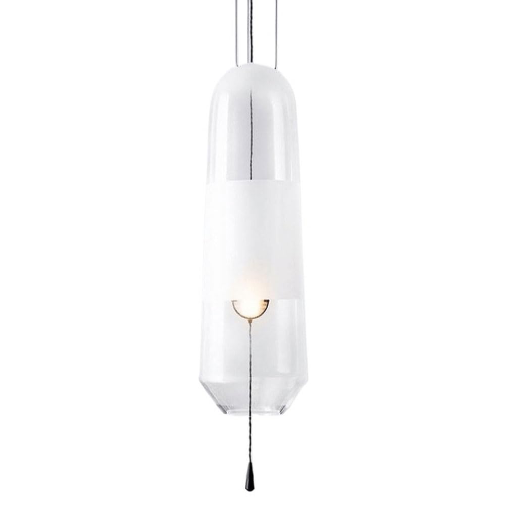SXECAEPS Personalized Single-head Chandelier Lampshade, Simple Style Glass Hanging Light, Flush Mount Ceiling Pendant Lamp, Bedroom Balcony Decoration Light Fixtures