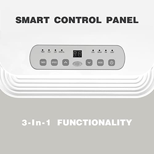 Portable Air Conditioner,8,000 Btuportable Ac/Air Conditioner With Remote Control For Room Up To 260 Sq.touch Screen, Portable Ac Unit With Cooling, Dehumidifier, Fan 3-In-1 #TOP2