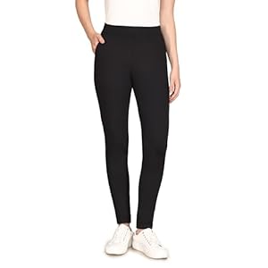 Bamans Dress Pants for Women Work Business Office Skinny Tummy Control Trousers 29″ Inseam Stretchy Formal Slacks