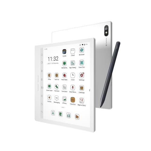 Image of Bigme B7 Pro Color Epapere Reader, 7 Inch Eye-Comfort Display, Android 14, 8+256GB, 4G Calling, Stylus and Case Included (White)
