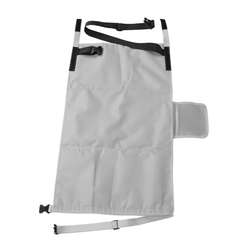 RIZGHWOY Cama de Avión para Niños Pequeños Soporte Ajustable para Piernas Diseño Compacto para una Mejor Calidad del Sueño Uso Multifuncional para Viajar Comodidad Poliéster 30.31x16.93in (Grey)