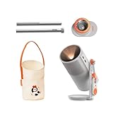 XGIMI MoGo 4 2025 NEW Portable Projector with PowerBase Stand & M.LanPanda Portable Canvas Bag Beige