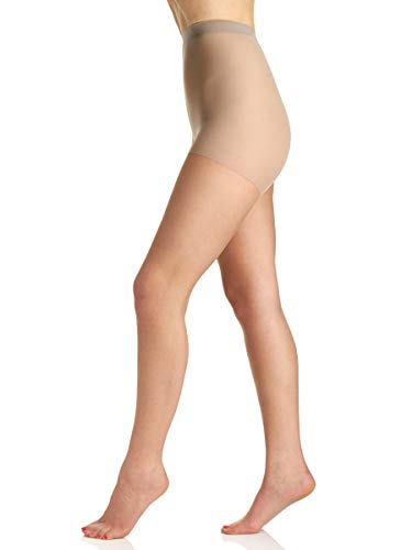 Image of Berkshire 4408 Women's Ultra Sheer Non Control Top Pantyhose - 15 Denier Tights for Women's with Sandalfoot Toe