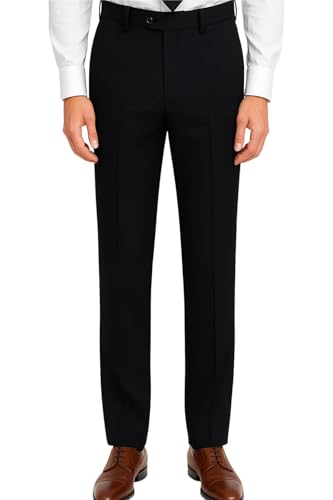Image of Men's 2 Piece Double Breasted Suit (Black)
