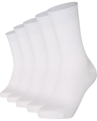 Image of Mysocks Unisex Extra Fine Combed Cotton Crew Socks |5 Pairs Set | Seamless Toe | Make Your Steps Enjoyable
