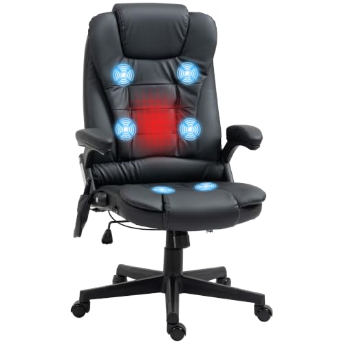 Homcom Adjustable Heated Massage Chair