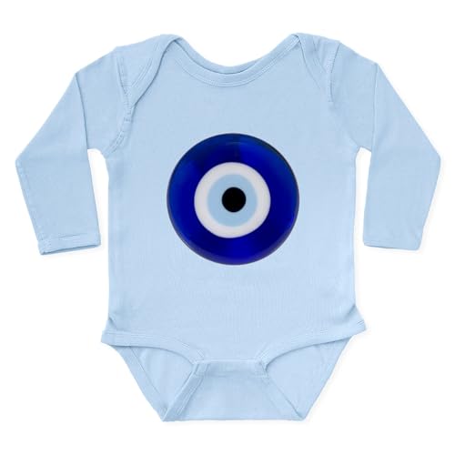 CafePress Nazar Amulet Evil Eye Protection Body Suit Cute Long Sleeve Infant Baby Bodysuit Romper