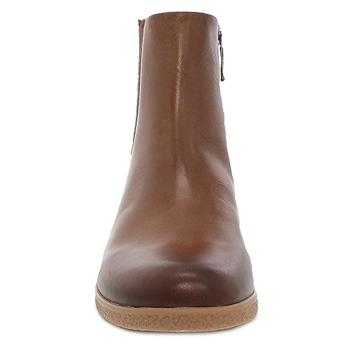 Image of Dansko Daisie Chelsea Boot for Women - Waterproof Leather and Construction with Rubber Outsole and Leather Stacked Heel for Long-Lasting Style in Any Weather