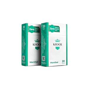 Khoor Herbal Cigarettes – 2 Packs Menthol – Tobacco & Nicotine Free – Support Remedy – Non Addictive – Nicotine…