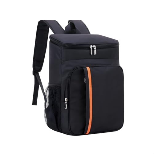 Mochila Térmica Bolsa 30 Litros Bag Cooler Camping Praia Marmita Quente Cerveja Gelada (Preto)