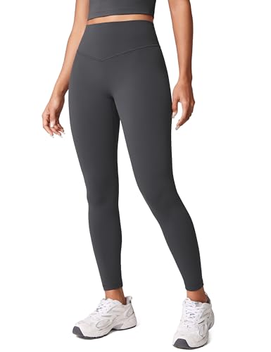 Image of UNISSU Hugcurve No Front Seam High Waisted Workout Leggings for Women Buttery Soft Yoga Pants Gym Athletic Tights - 25''