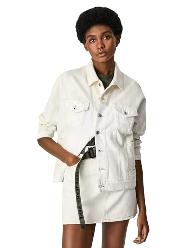 Veste beige Pepe Jeans femme PL401994 blouson mi-saison décontracté