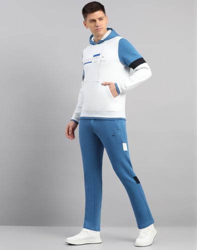 Image of Monte Carlo Mens Regular Fit Solid Collared Neck Full Sleeve Winter Tracksuit Men Track Suit | Stylish Sportswear Set with Jacket and Lower | Activewear Set For Men's (Pack Of 1)