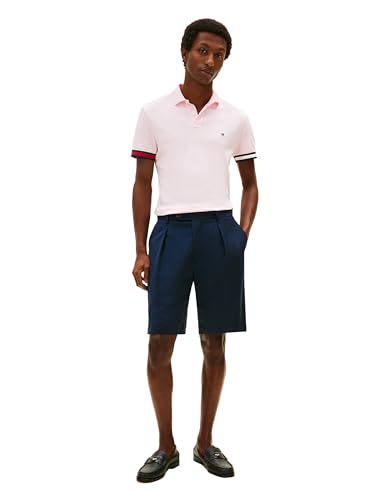 Image of Tommy Hilfiger Mens Short Sleeve Casual Polo Shirts in Regular Fit with Liquid Cotton