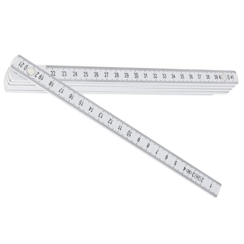 Folding Rule 2m with Angle Scale ，Foldable Meter Stick, Large Legible Numbers, Precise Snapping, for Carpenters, Joiners, and DIY Projects