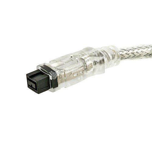 Cable FireWire 800/400 Monoprice 10 pies claro miniatura 3