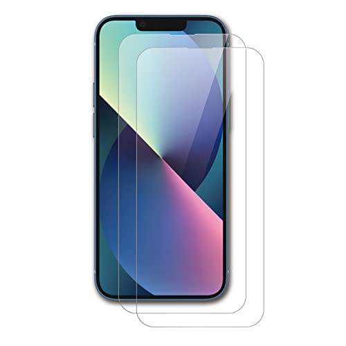 AICEK [2-Pack] Compatible con Apple iPhone 13 Mini Protector de Pantalla, Cristal Templado para iPhone 13 Mini Vidrio Templado Cristal Screen Protector