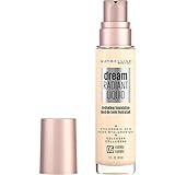 Maybelline Dream Radiant Liquid Medium Coverage Hydrating Makeup, Lightweight Liquid Foundation, Vanilla, 1 Fl; Oz