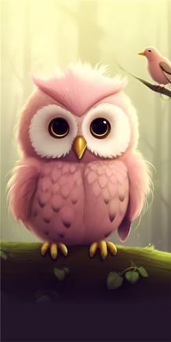 Diamond painting hibou adulte enfant kit complet peinture diamant strass craft 80x160