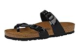 birkenstock gizeh zehensteg sandale avorio nubukleder Sohle: EVA BIRKENSTOCK Zehensteg Sandale Mayari schwarz Lack Gr. 35-43 071091 + 071093, Größe + Weite:37 schmal