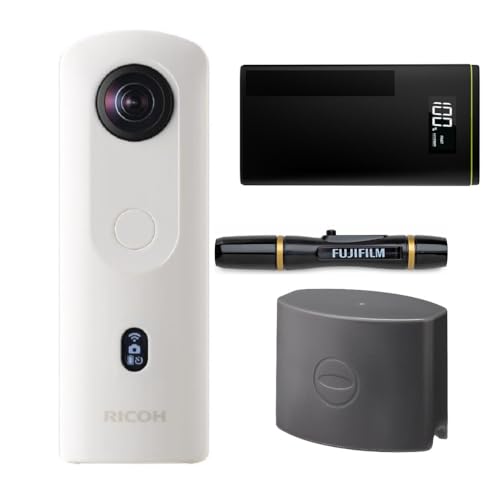 Ricoh 910800_K2 Theta Sc2 360-Degree 4K Spherical Vr Camera (White) Bundle cover