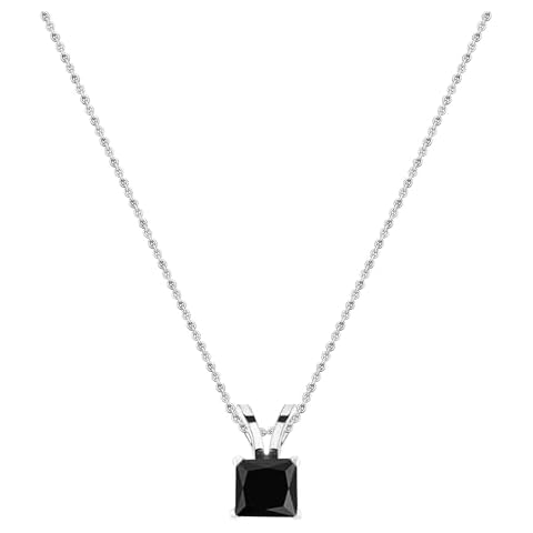 14K Yellow Gold Black Diamond Pendant Cover
