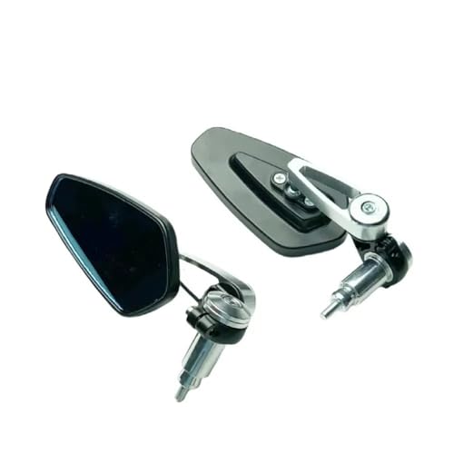 Espejos Retrovisores Moto Suzuki en Aluminio Billet CNC Silver-B