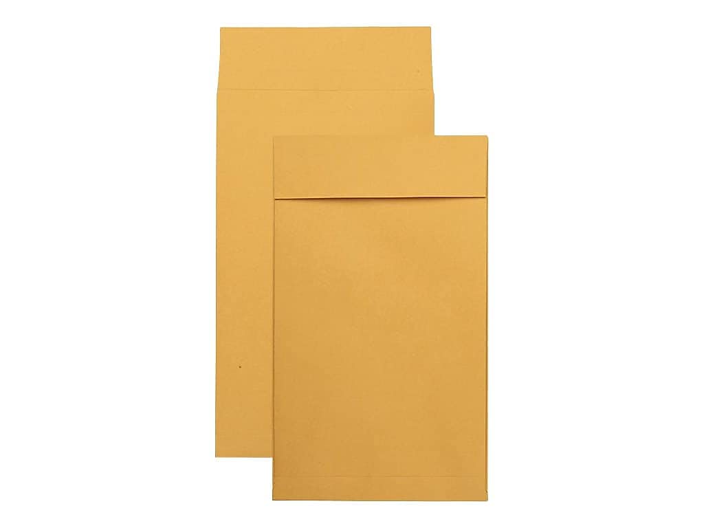 Quality Park QUA93338 Enveloppes de catalogue grand format, Redi-Strip, Kraft, 10 x 15, 25 par boîte, Marron clair