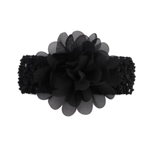 Wakauto 10pcs Adjustable Chiffon Flower Headbands for Soft Stretchy Hair Bands with Design Comfortable Headwraps for Photography and Daily Wear2