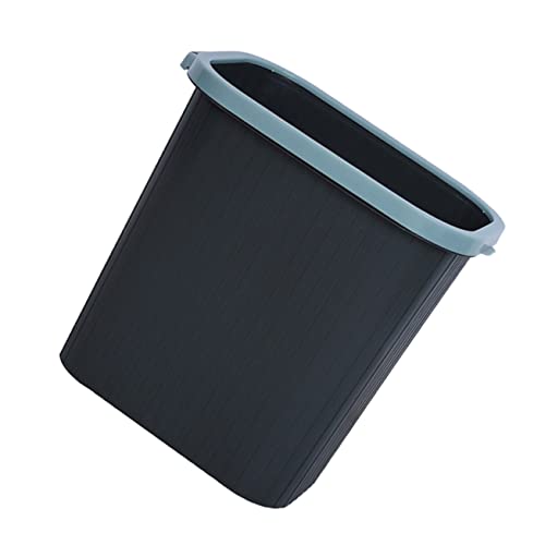 POPETPOP Bidone Della Spazzatura Quadrato Creativo in Plastica Robusta, Contenitore Per La Spazzatura Da Cucina Design Ad Anello, Contenitore Portaoggetti Salvaspazio Per Armadi, Scrivania e Cassetti