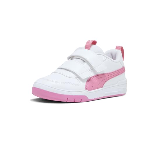 PUMA Kids Girls Multiflex Sl V Slip On Sneakers Shoes Casual - Pink, White - Size 2.5 M2