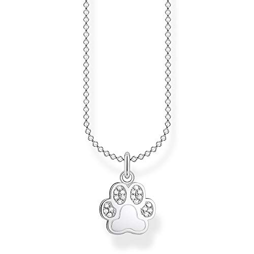 THOMAS SABO Damen Kette Pfote 925 Sterling Silber KE2063-051-14-L45V