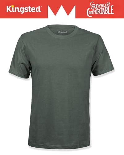 Image of Kingsted T-Shirts for Men Pack - Royally Comfortable - Super Soft Premium Fabric - Well-Crafted Classic Tee
