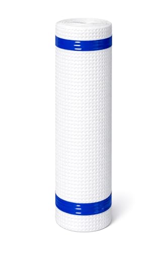 Whitecap Dimple Drainage Matting 4' x 50' - Heavy Duty Foundation Drainage Membrane for Crawl Space & Basement, Protects Vapor Barriers, Improves Water Flow, Waterproof Floor Underlayment