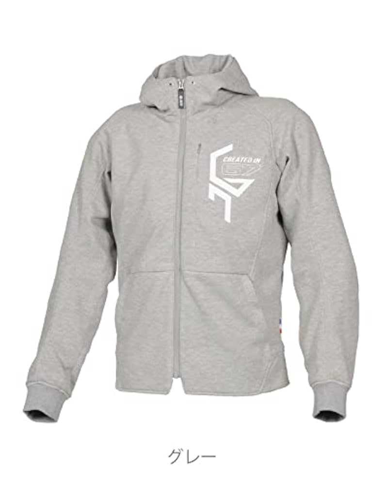 Amazon | [エルフ] バイク パーカーリベロフーディー グレー LL
