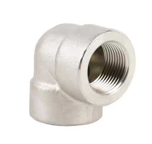 Złączka kolankowa 90 stopni, 1 szt. 1/8" 1/4" 3/8" 1/2" 3/4" 1",2",5" Gwint żeński 304 Stal nierdzewna Kolanko 90 stopni do złącza rury wodnej(DN8 1/4)