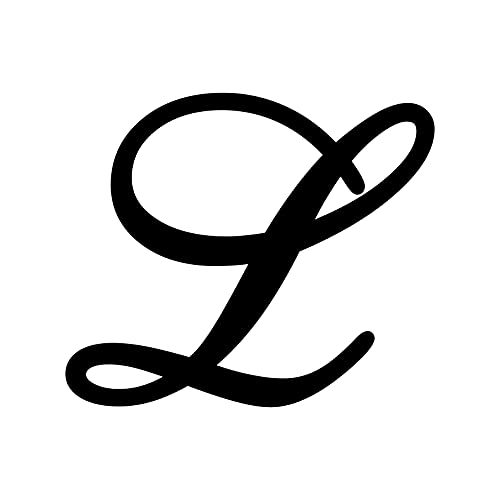 Expelia adesivo prespaziato colore nero lettera l