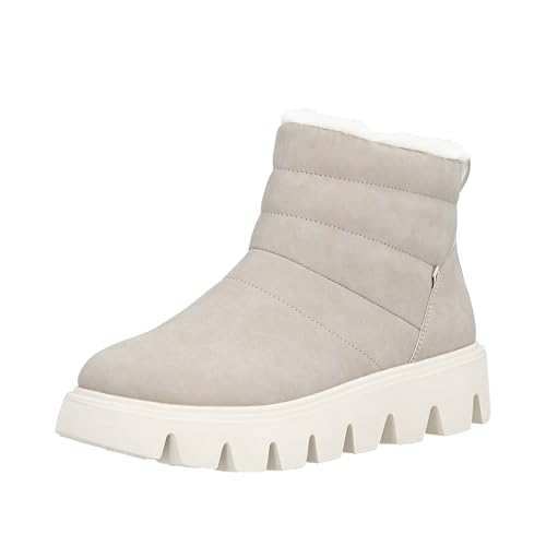 Rieker Femme W2070 bottes courtes élégantes en cuir souple de qualité