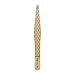 Revlon Gold Series Slanted Tip Tweezers, Ultra-Sharp for Precision Eyebrow Shaping and Facial Hair Removal, Stocking Stuffer for Women, 1 count