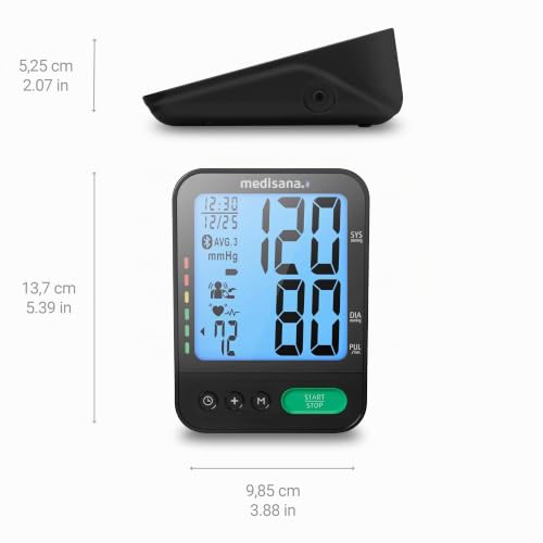 medisana | BU 580 connect | Oberarm Blutdruckmessgerät | präzise Blutdruck und Pulsmessung mit...