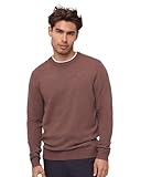 DANISH ENDURANCE Merino Wool Jumper Cashmere Blend, Premium Knit Crew Neck Pullover, Luxuriously Soft, for Men Brown L
