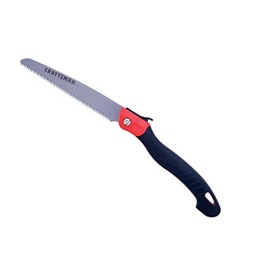 CRAFTSMAN Folding Hand Saw, 8 in. Blade, Compact Design, for Camping, Pruning, Cutting Wood, Branches or Brush